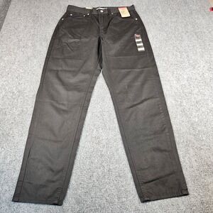 Levis 80s Mom Jeans Black High Rise Tapered‎ Leg Denim 31x30 A3506-0321 NEW